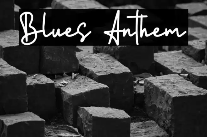 Blues Anthem Font examples