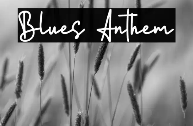 Blues Anthem Font examples