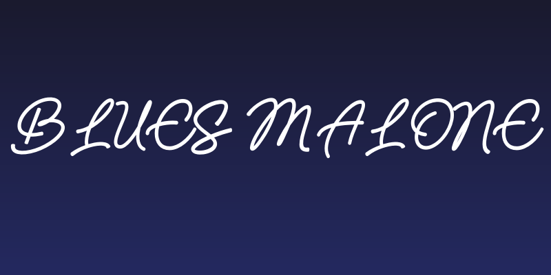 Blues Malone Social Header
