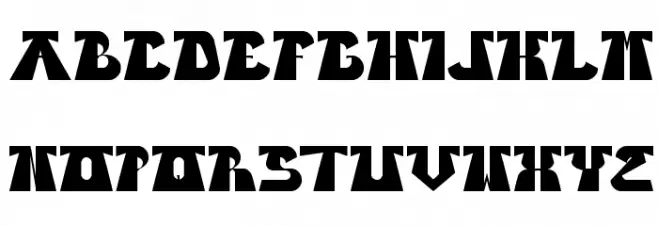 Blues Melody Font Litere mari
