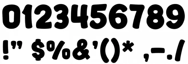 Blues Smile Font OTHER CHARS