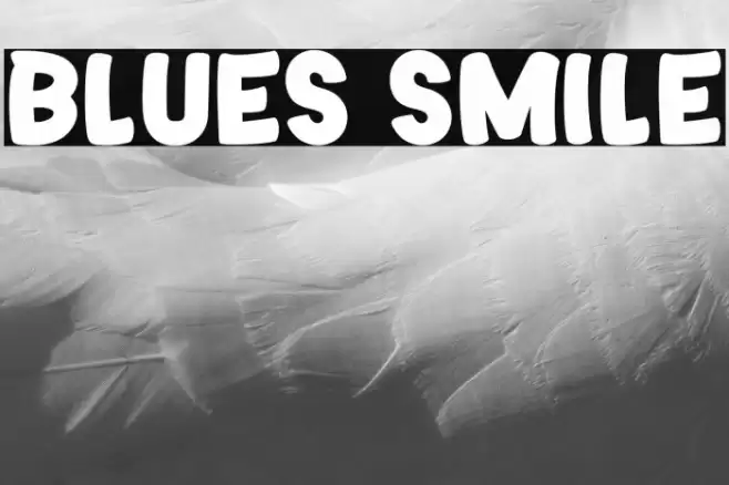 Blues Smile Font examples