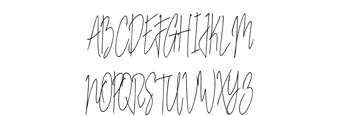 BluesIndigo Font OTHER CHARS
