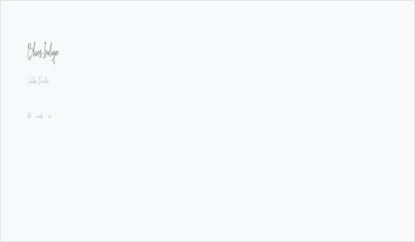 BluesIndigo Business Card