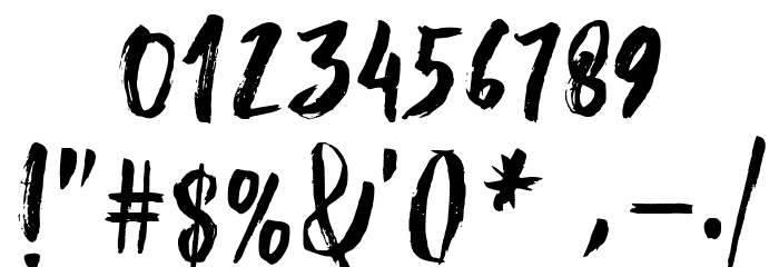 Bluesky Font OTHER CHARS