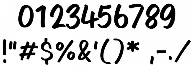 Bluesoda Font OTHER CHARS