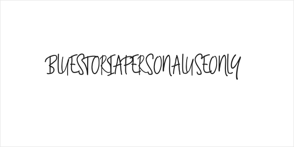 BluestoriaPersonalUseOnly Logo