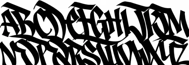 Bluetag PERSONAL USE Bold Italic 字体 大写