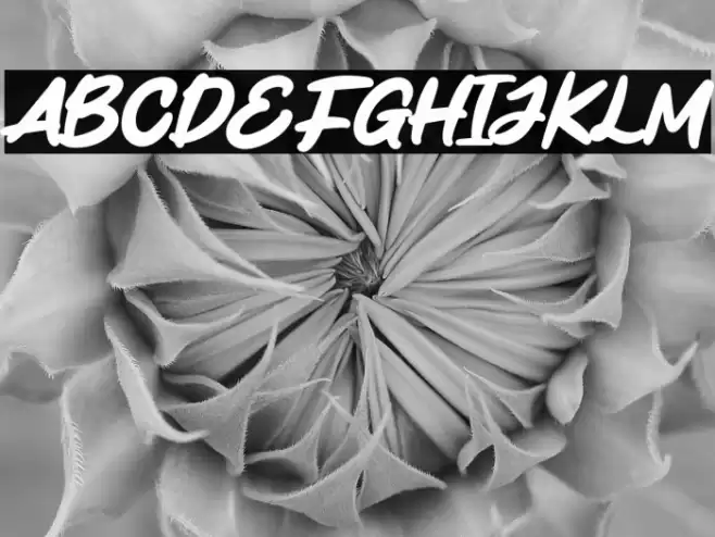 Bluetea Font examples