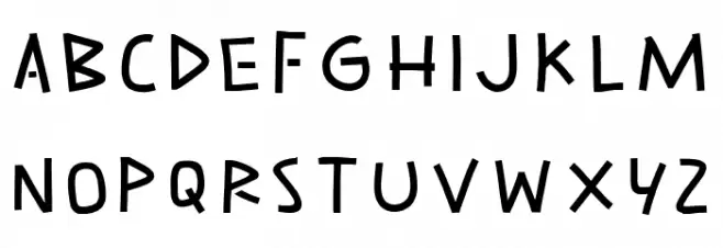 Blueto Schriftart Groß