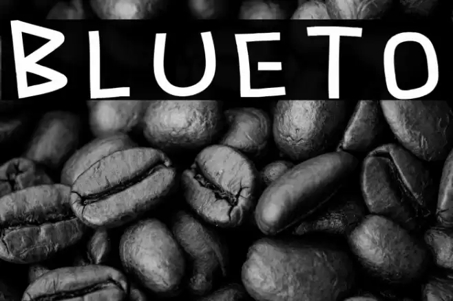 Blueto Caratteri examples