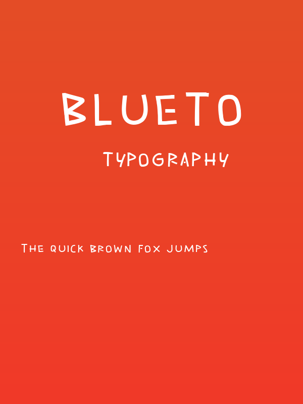 Blueto Poster
