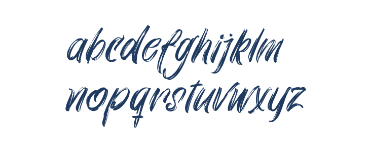 BluezinghamPersonalUseOnly-Regular Lowercase