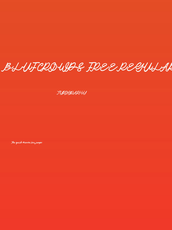 Blufcrowds Free Regular Poster