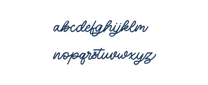 Blufcrowds Free Regular Lowercase