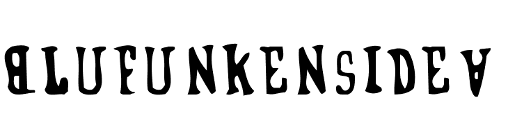 BlufunkensideA  Frei Schriftart Herunterladen