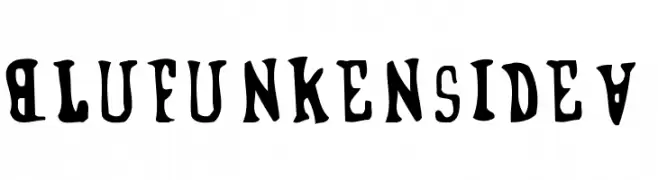BlufunkensideA  Frei Schriftart Herunterladen