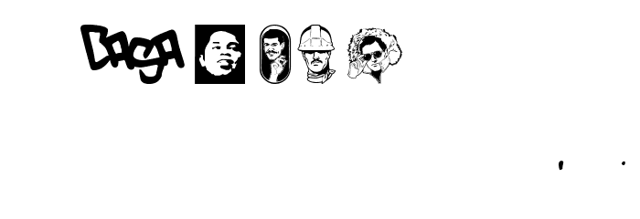 BlufunkensideA Font OTHER CHARS