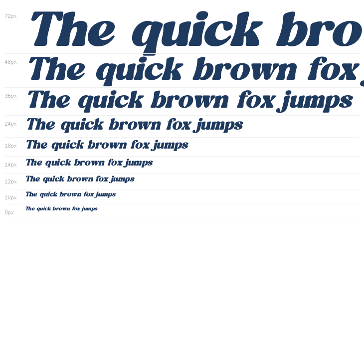 Blugide DEMO VERSION Italic Waterfall