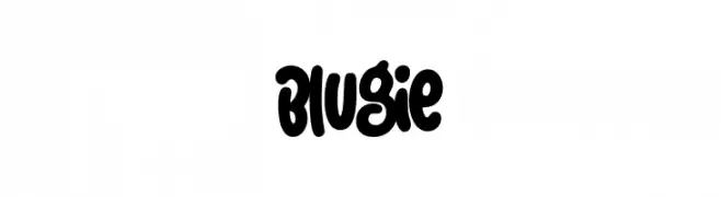 Blugie  フリーフォントのダウンロード