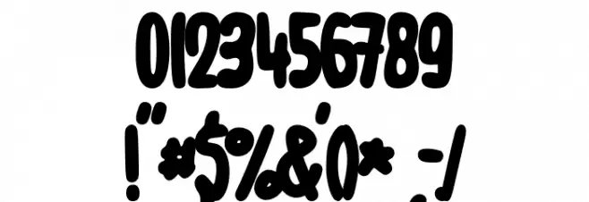 Blugie Font OTHER CHARS