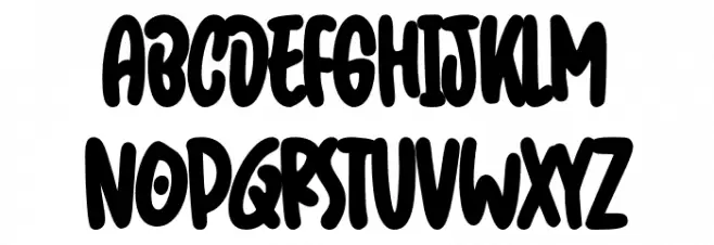 Blugie Font Litere mari