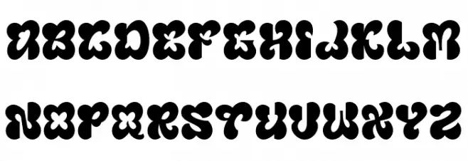 Blumebungabloem Font Litere mici