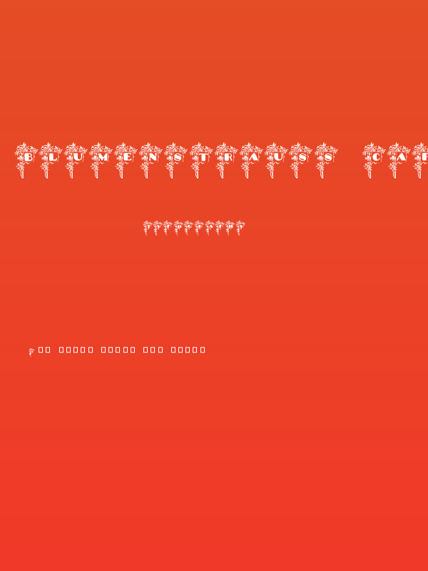 Blumenstrauss Caps Poster