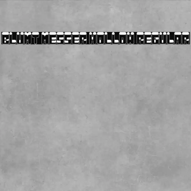 Blunt Messer Hollow Regular Font examples