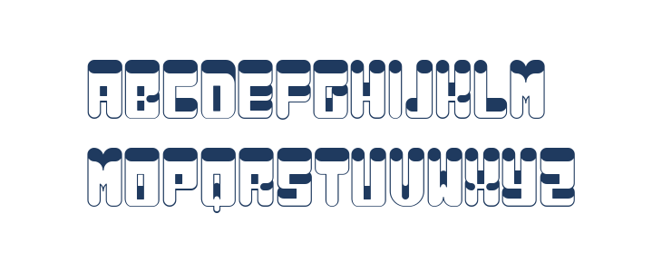 Blunt Messer Hollow Regular Lowercase