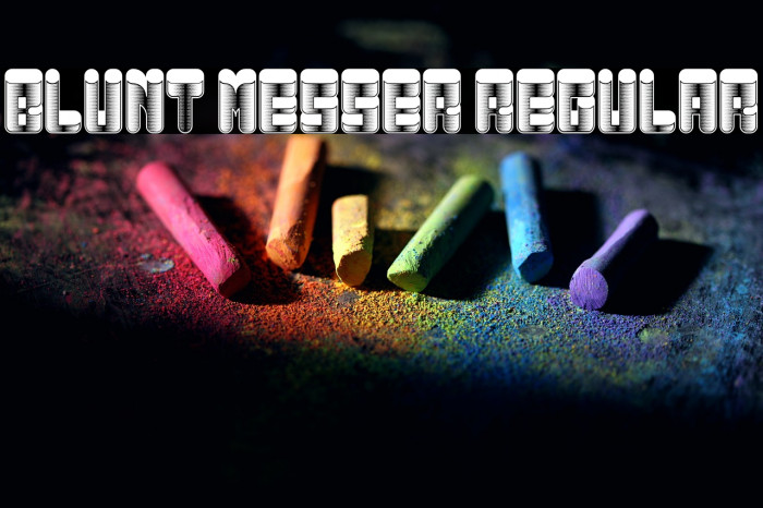 Blunt Messer Regular Example 1