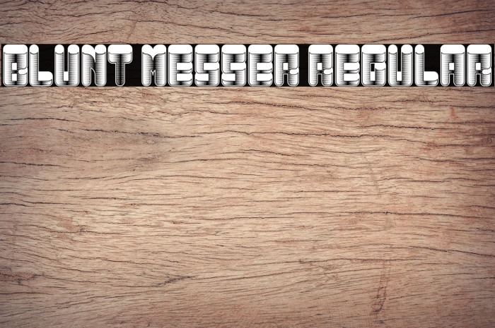 Blunt Messer Regular Example 3