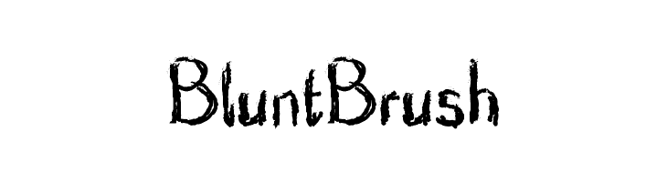 BluntBrush  免费字体下载