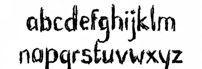 BluntBrush 字体 小写