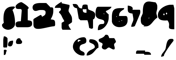 Blunted Font OTHER CHARS