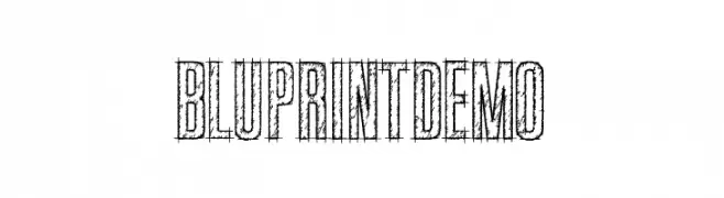 BluprintDEMO  नि: शुल्क फ़ॉन्ट्स डाउनलोड