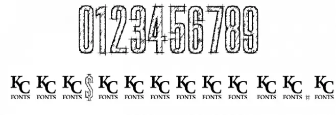 BluprintDEMO Font OTHER CHARS