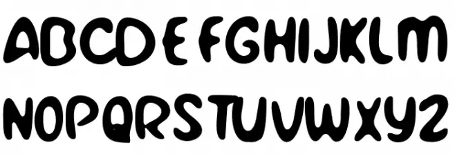 Blur Sight Schriftart Groß