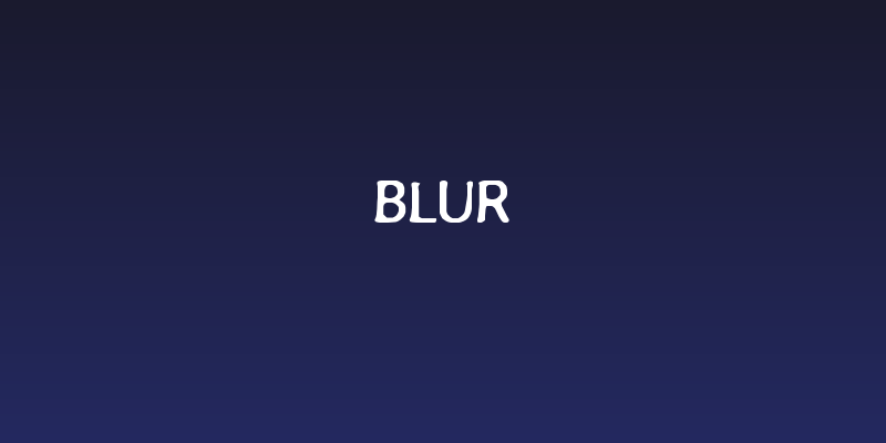 Blur Social Header
