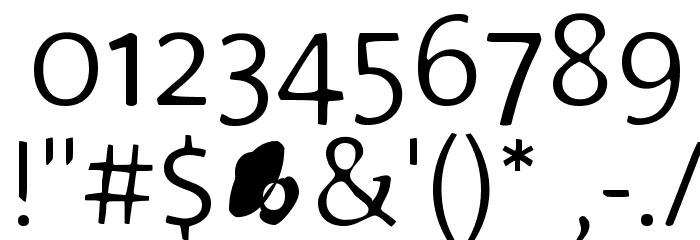 Blurmix Font OTHER CHARS