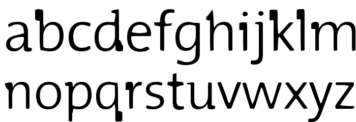 Blurmix Font LOWERCASE