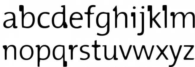 Blurmix 字体 小写