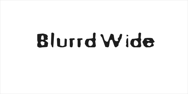 BlurrdWide Logo