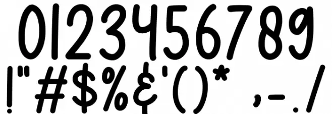 Blush And Bloom Font OTHER CHARS