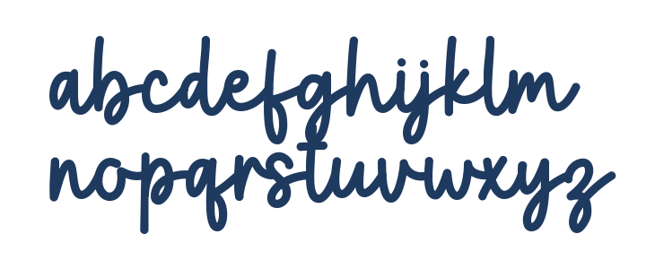 Blush And Bloom Lowercase