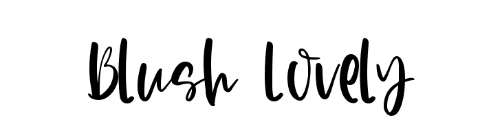 Blush Lovely  नि: शुल्क फ़ॉन्ट्स डाउनलोड