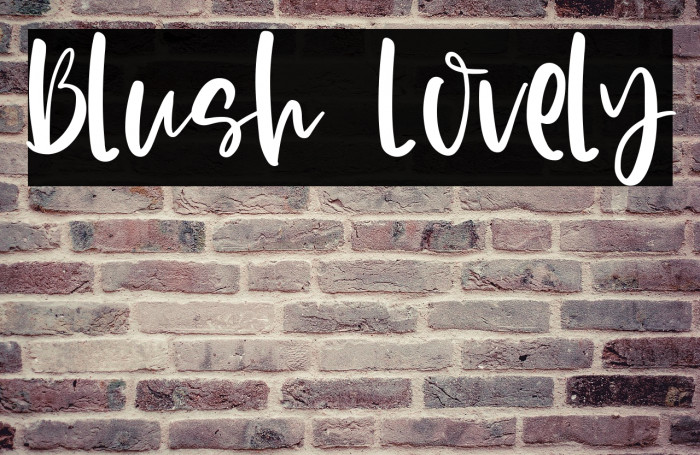 Blush Lovely Example 1