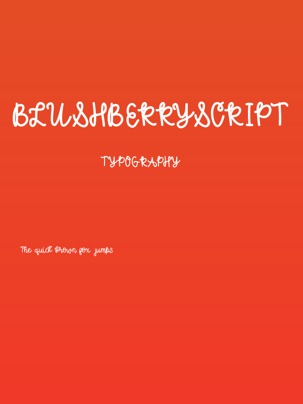 BlushberryScript Poster