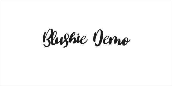Blushie Demo Logo