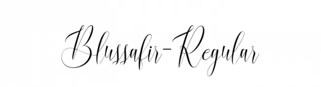 Blussafir-Regular  Descarca Fonturi Gratis